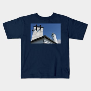 Tibbetts Point Lighthouse Diaphone Fog Horns Kids T-Shirt